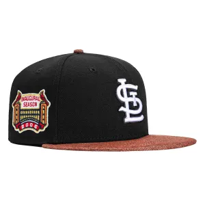 New Era 59Fifty Denim Pack St Louis Cardinals Inaugural Season Patch Hat - Black. Denim Cardinal