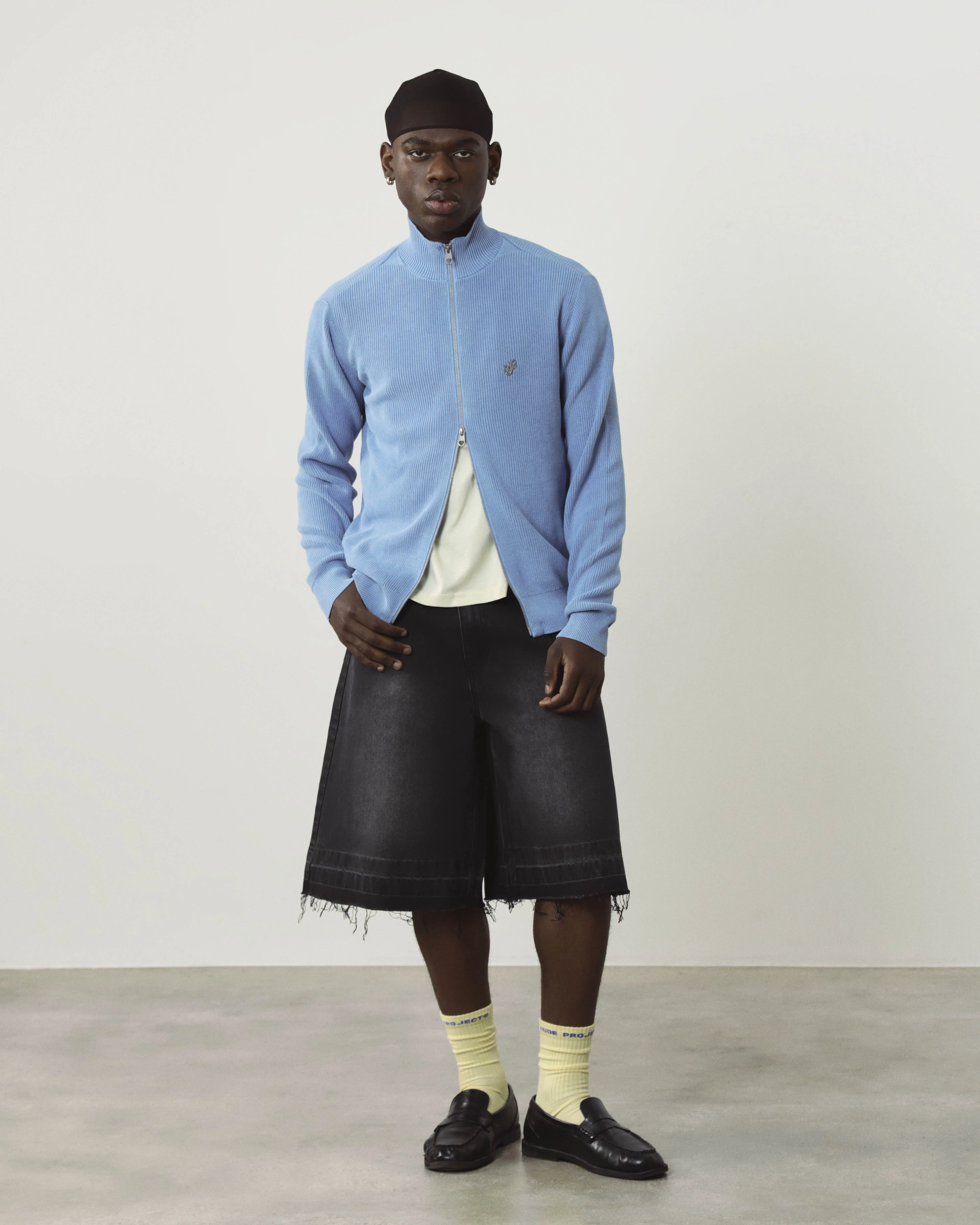 Old Baggy Denim Shorts Black