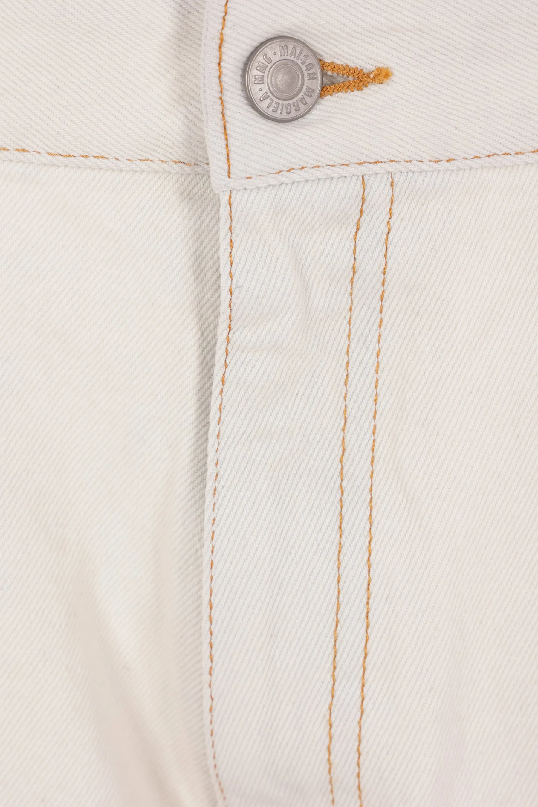 patchwork jeans in denim