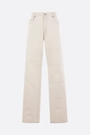 patchwork jeans in denim
