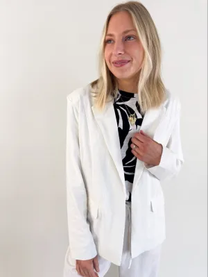 Payton White Blazer