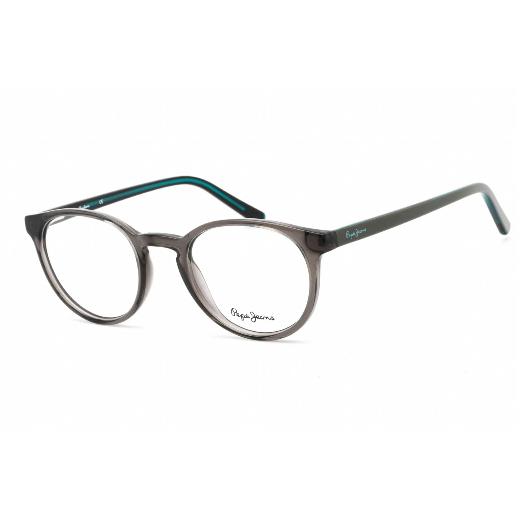 Pepe Jeans Women's Eyeglasses - Clear Lens Grey Plastic Round Shape Frame | PJ3428 C3