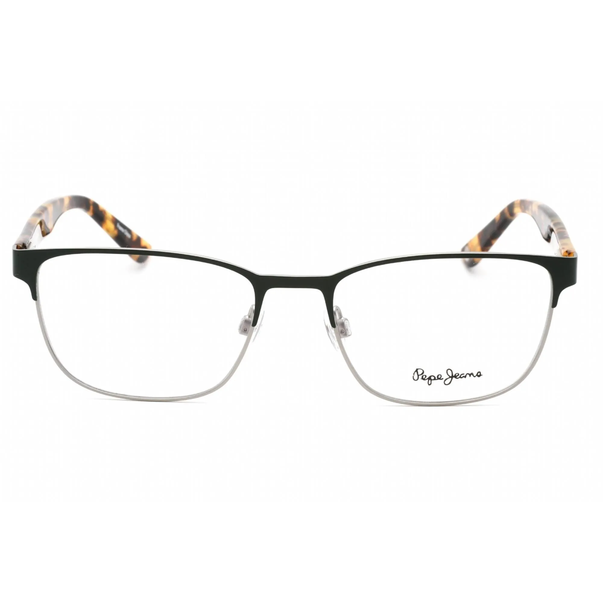 Pepe Jeans Women's Eyeglasses - Full Rim Green Metal Rectangular | PJ1304 QUINCY C4