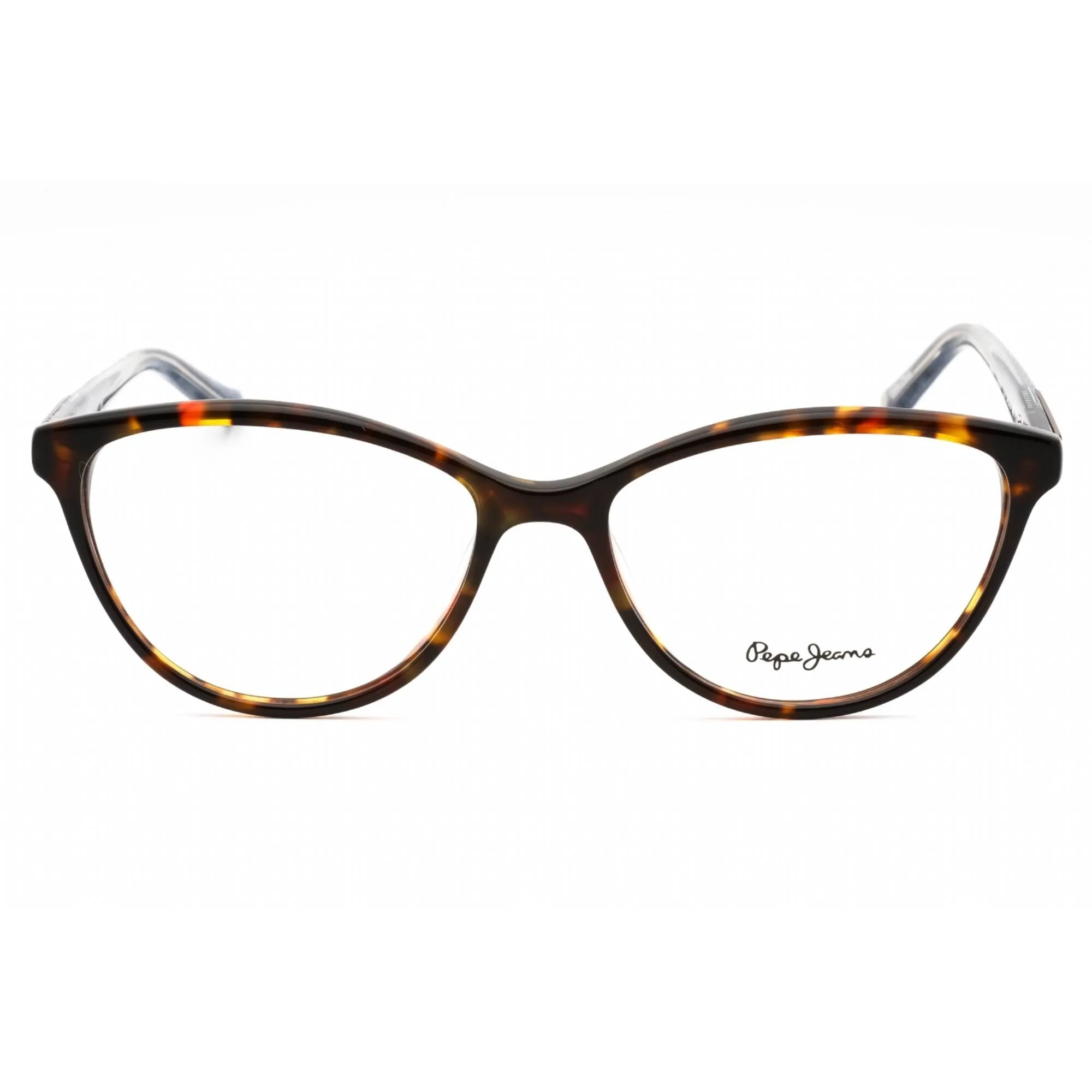 Pepe Jeans Women's Eyeglasses - Tortoise Plastic Cat Eye Full Rim Frame | PJ3190 C2
