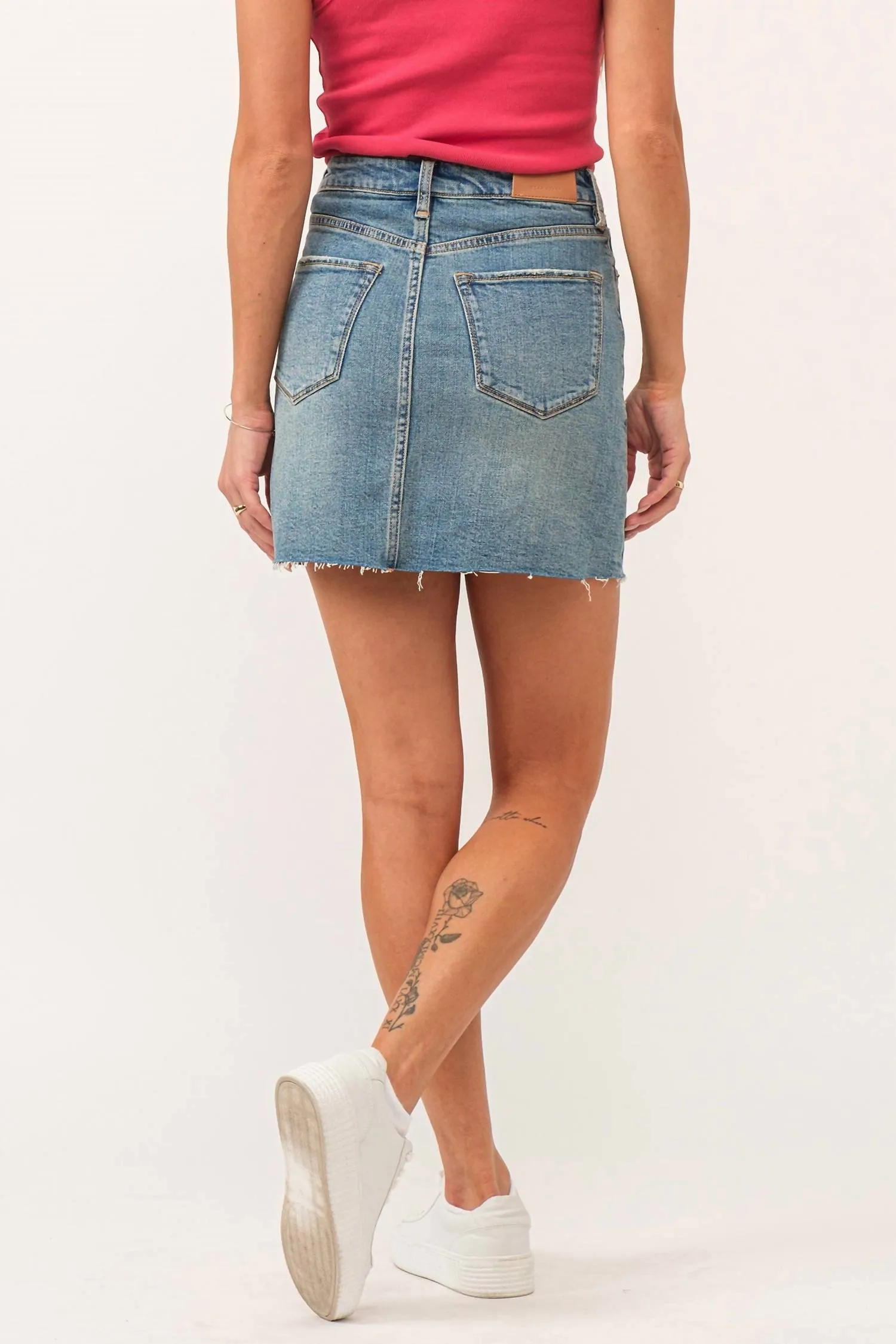 Quinn Denim Skirt In Bridgeport