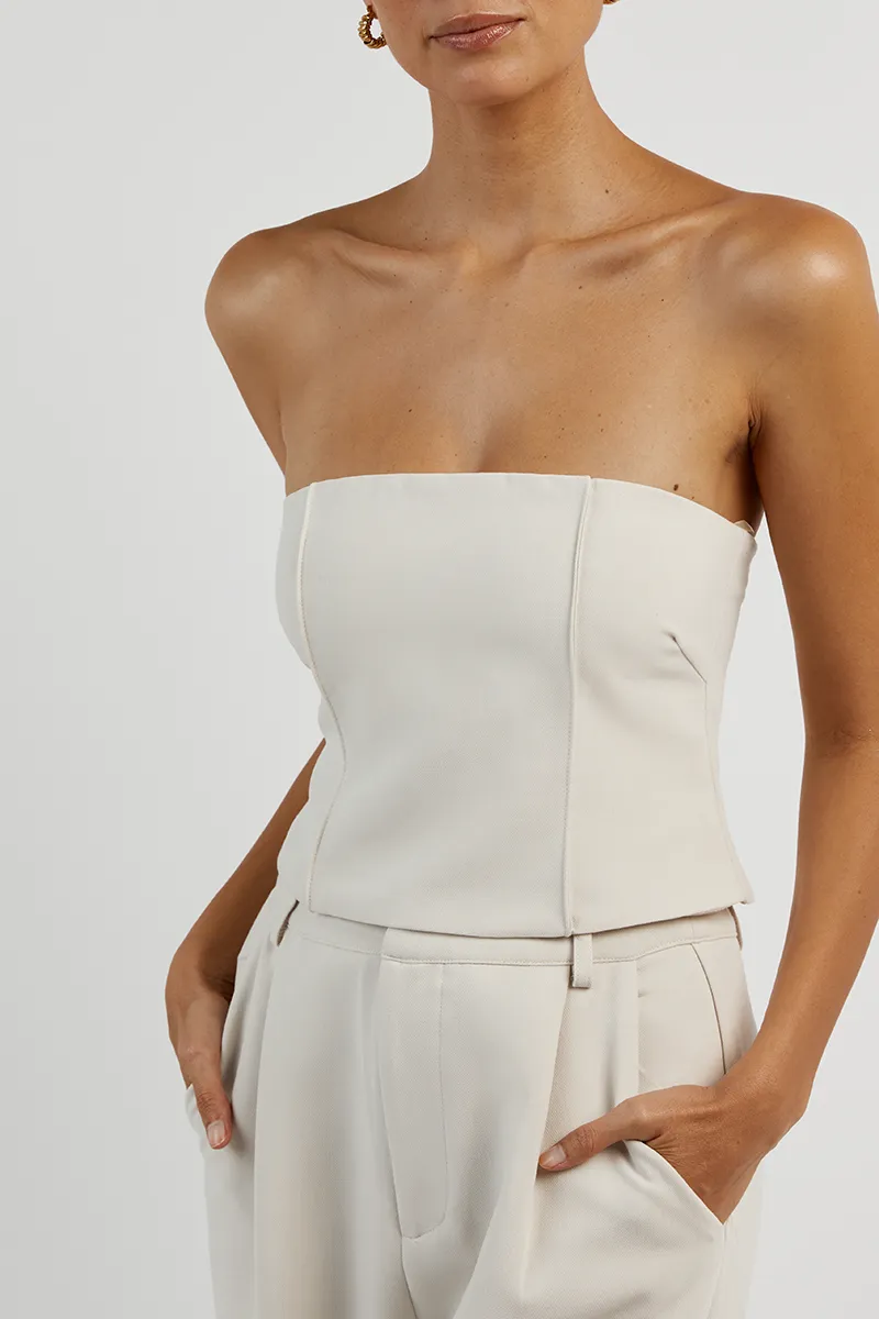 ROWAN BONE CORSET TOP