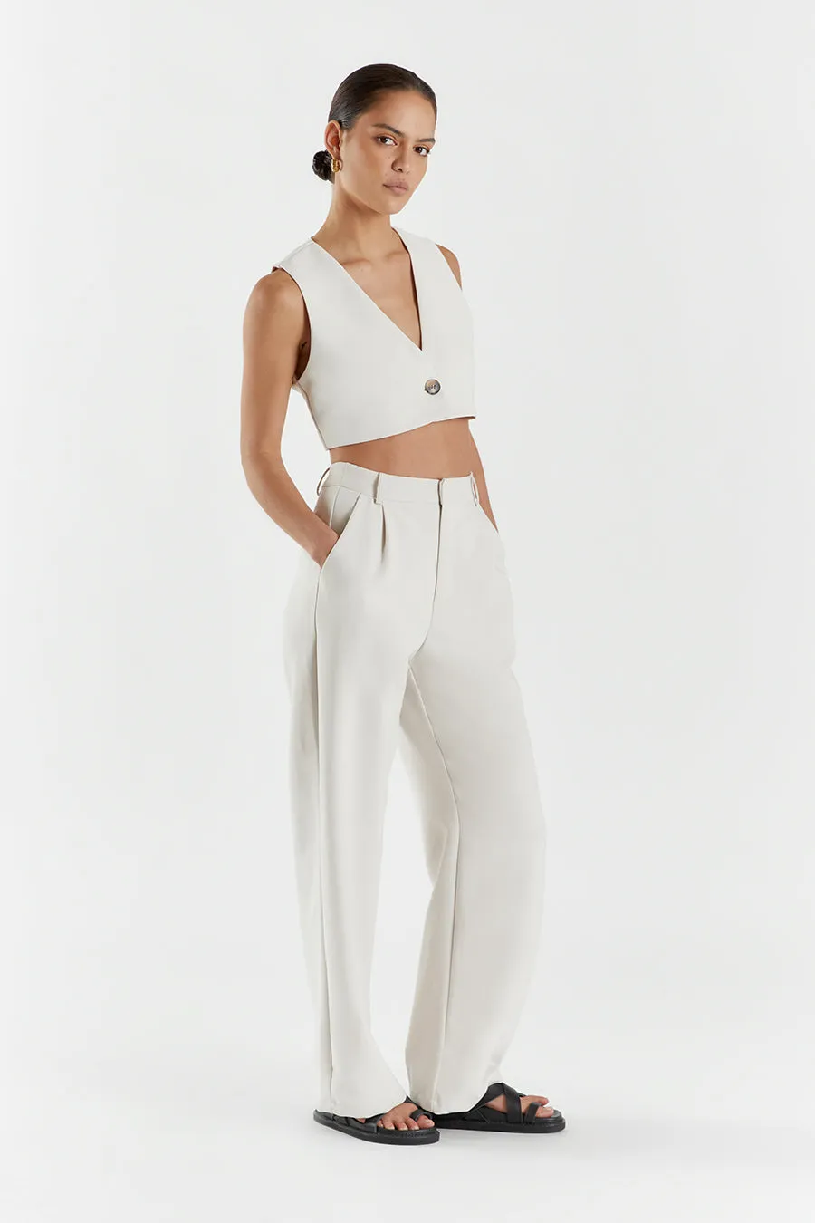 ROWAN BONE CROPPED VEST
