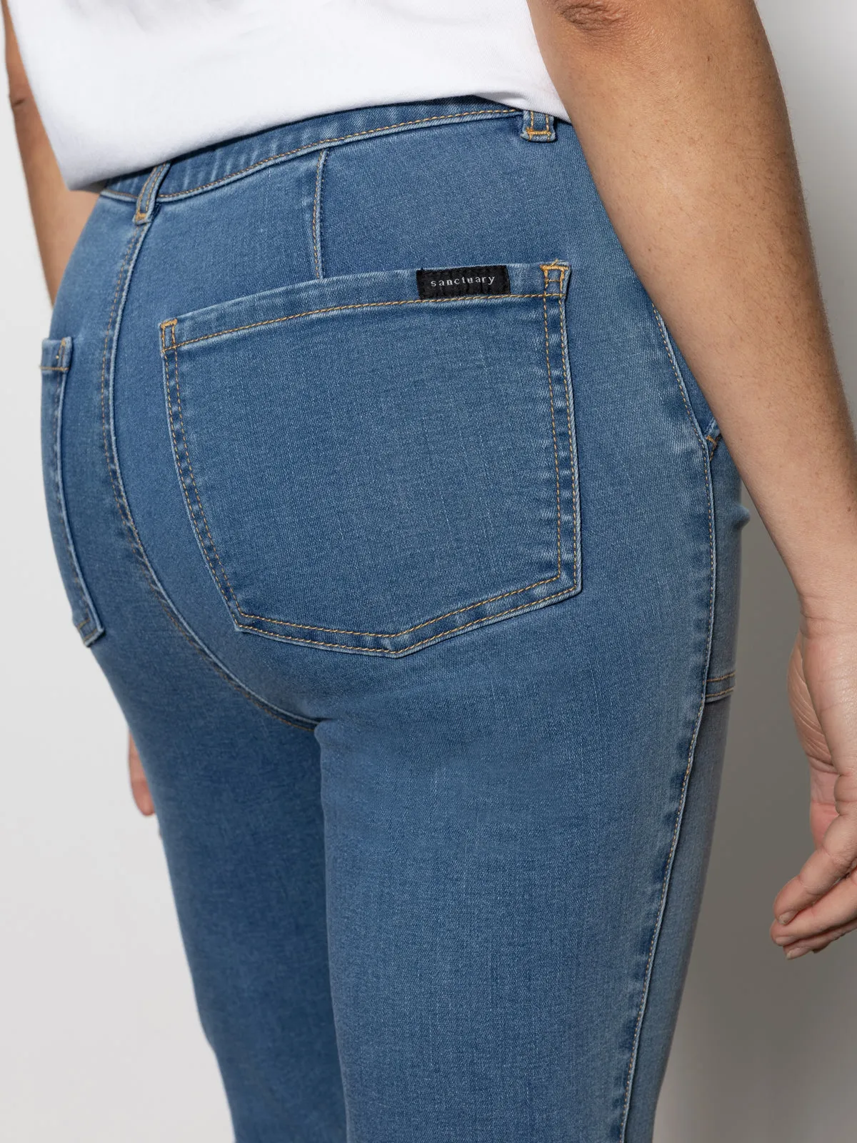 Sculpted Hayden Standard Rise Straight Crop Pants Best In Show