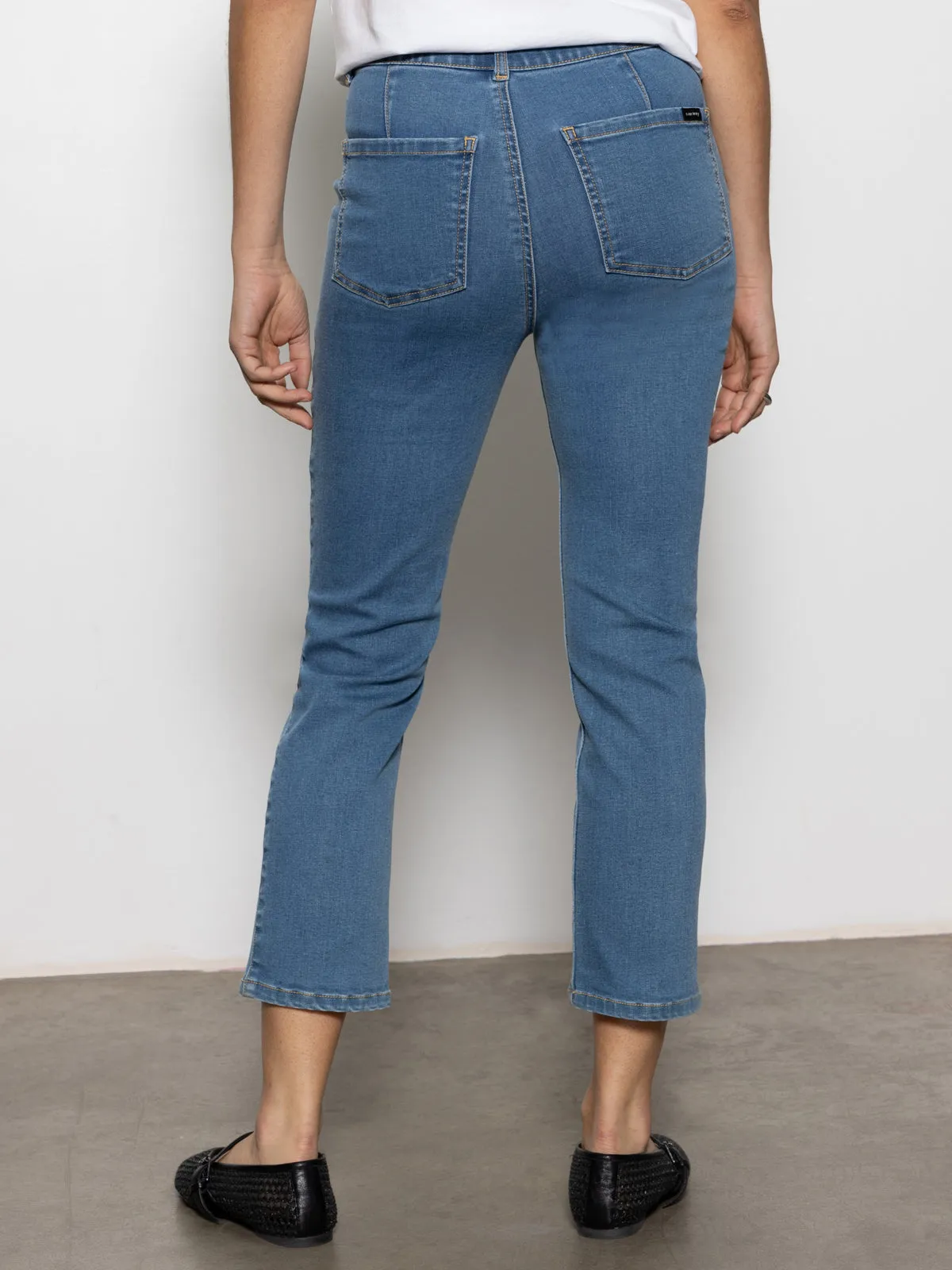 Sculpted Hayden Standard Rise Straight Crop Pants Best In Show