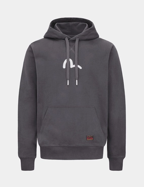 Seagull Print Hooded Sweatshirt