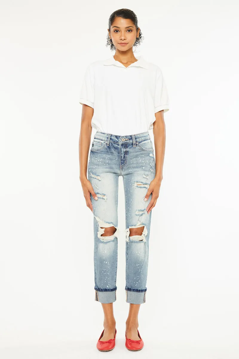Shelly High Rise Boyfriend Jeans