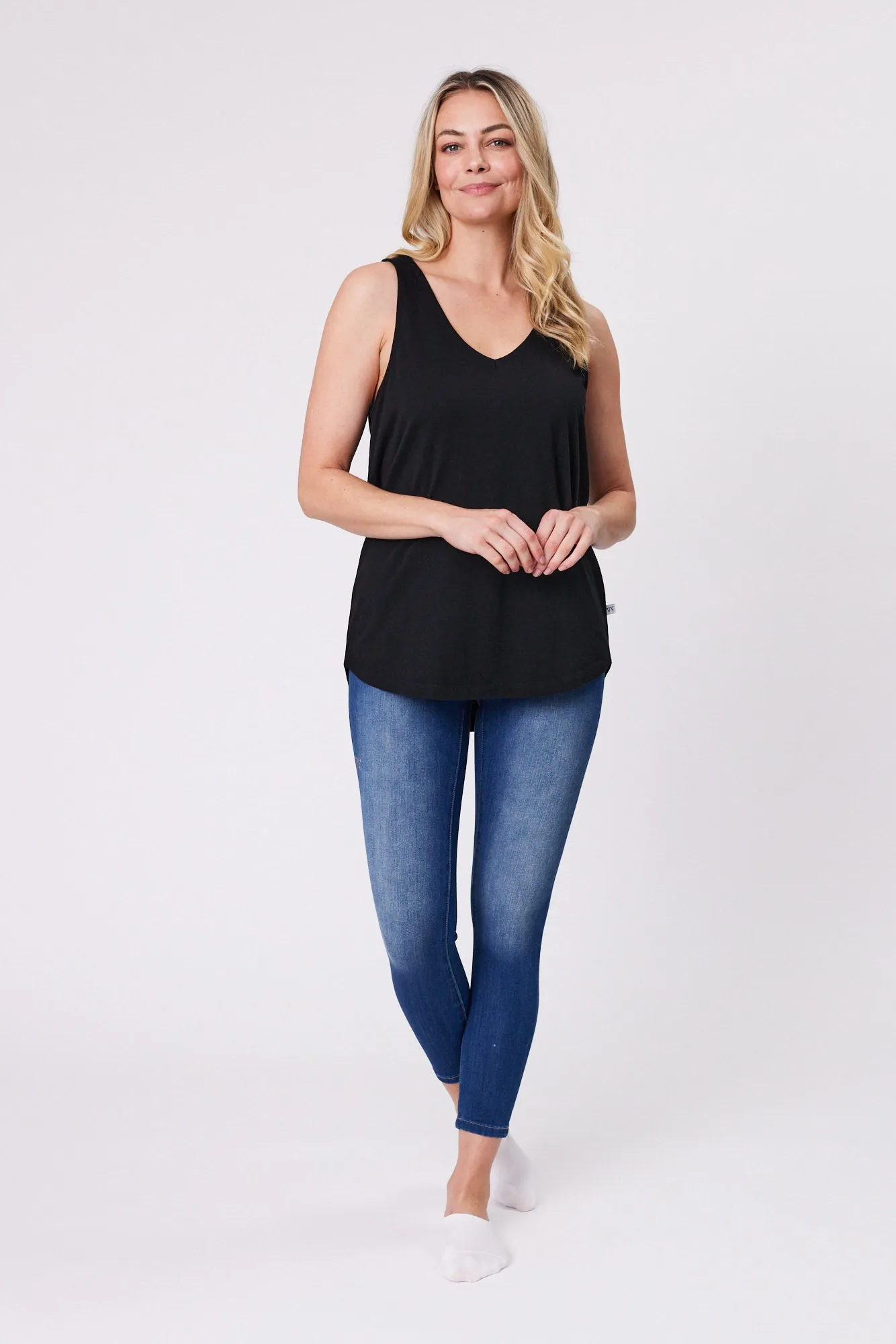 Shine On Essentials Tank Black