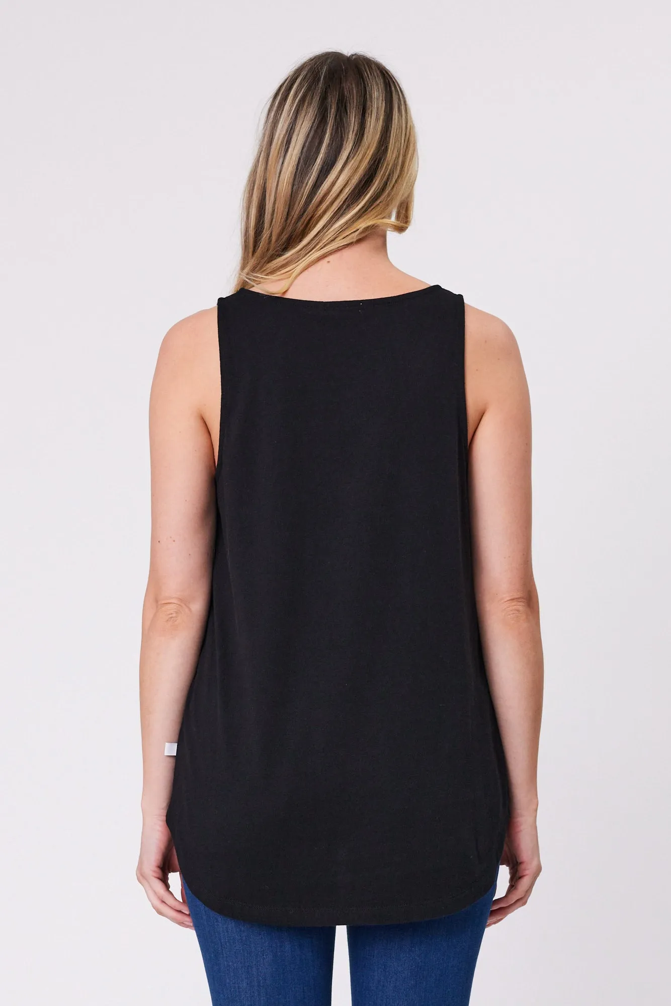 Shine On Essentials Tank Black