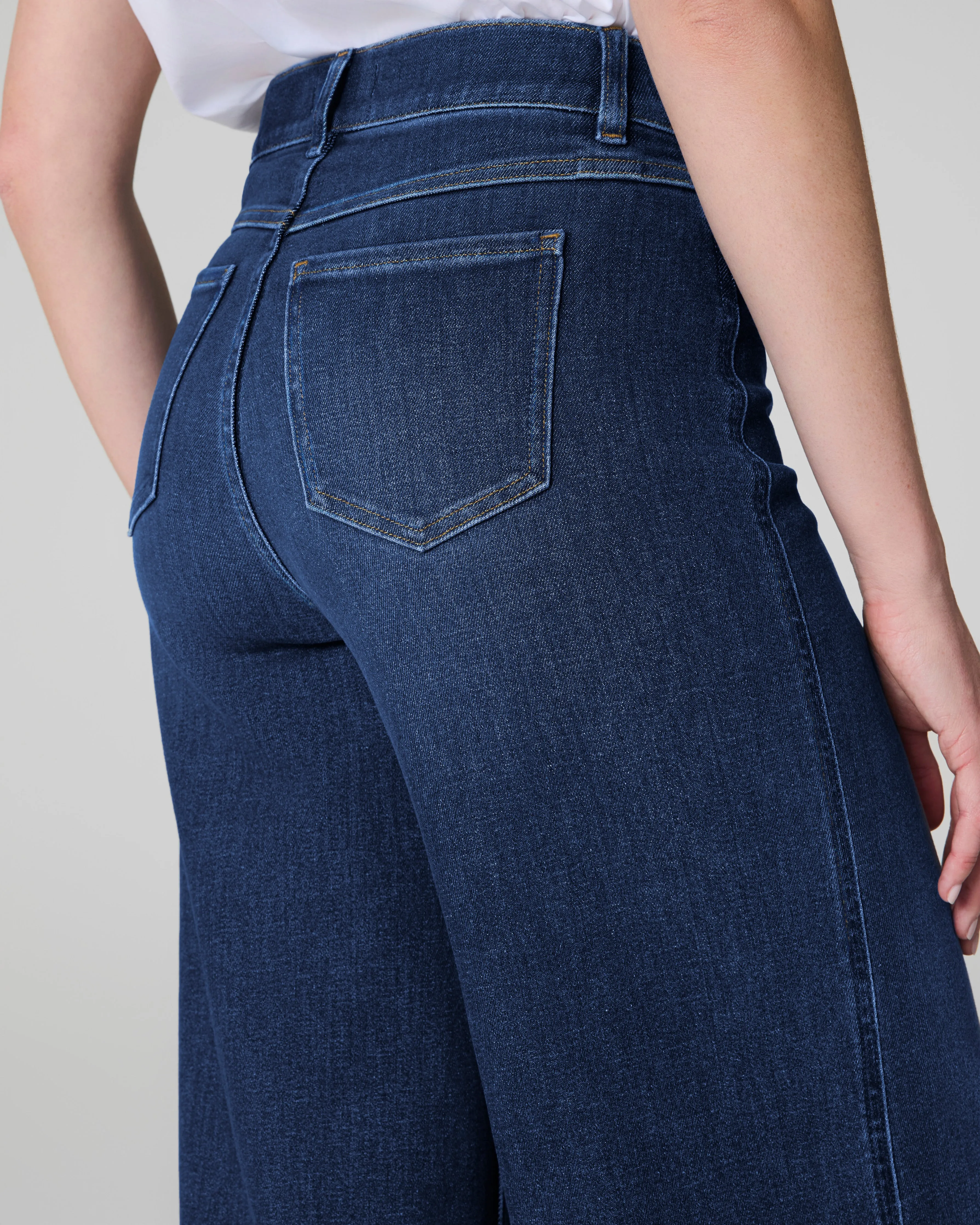 SPANXshape™ EveryWear Wide Leg Jeans, Authentic Blue