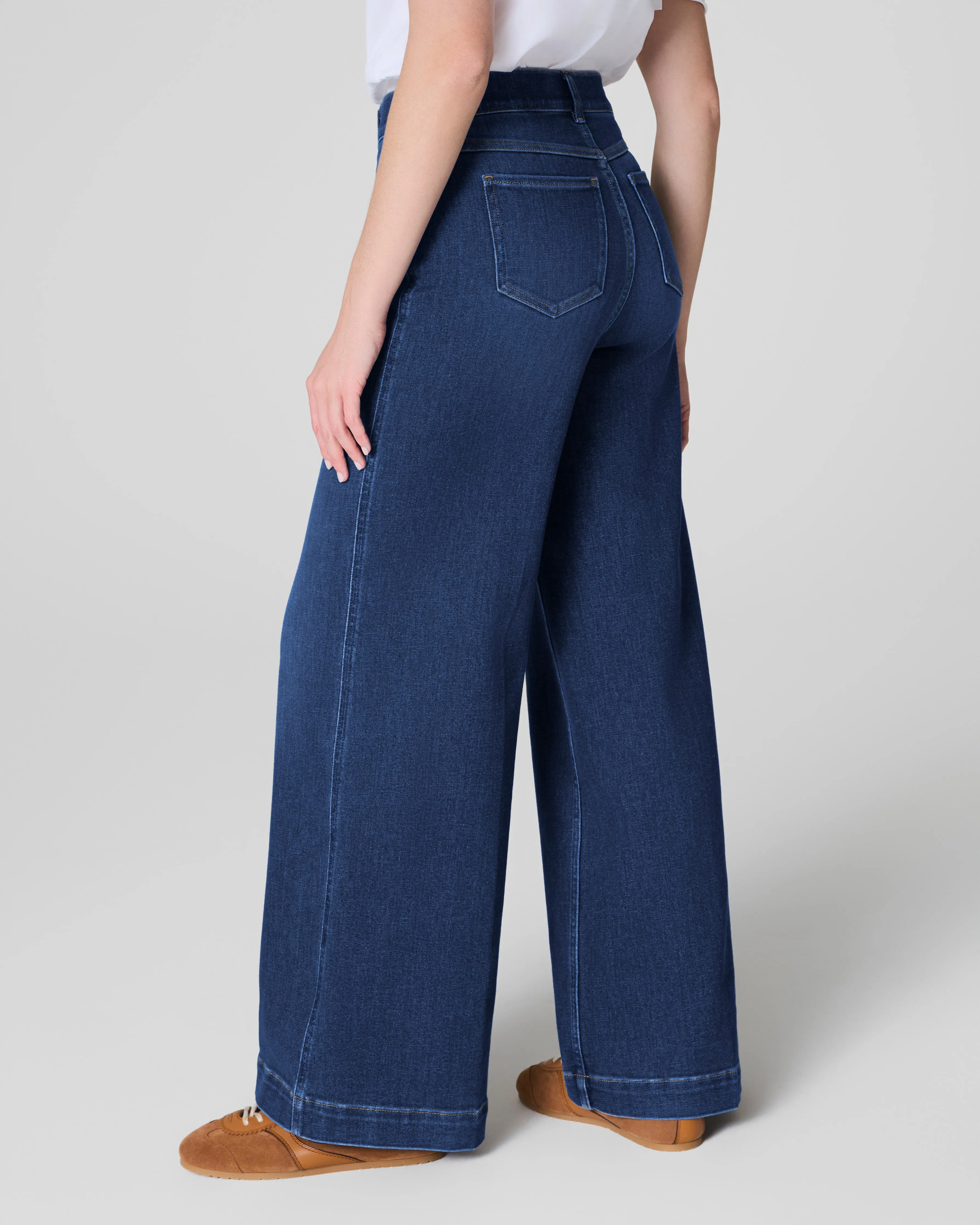SPANXshape™ EveryWear Wide Leg Jeans, Authentic Blue