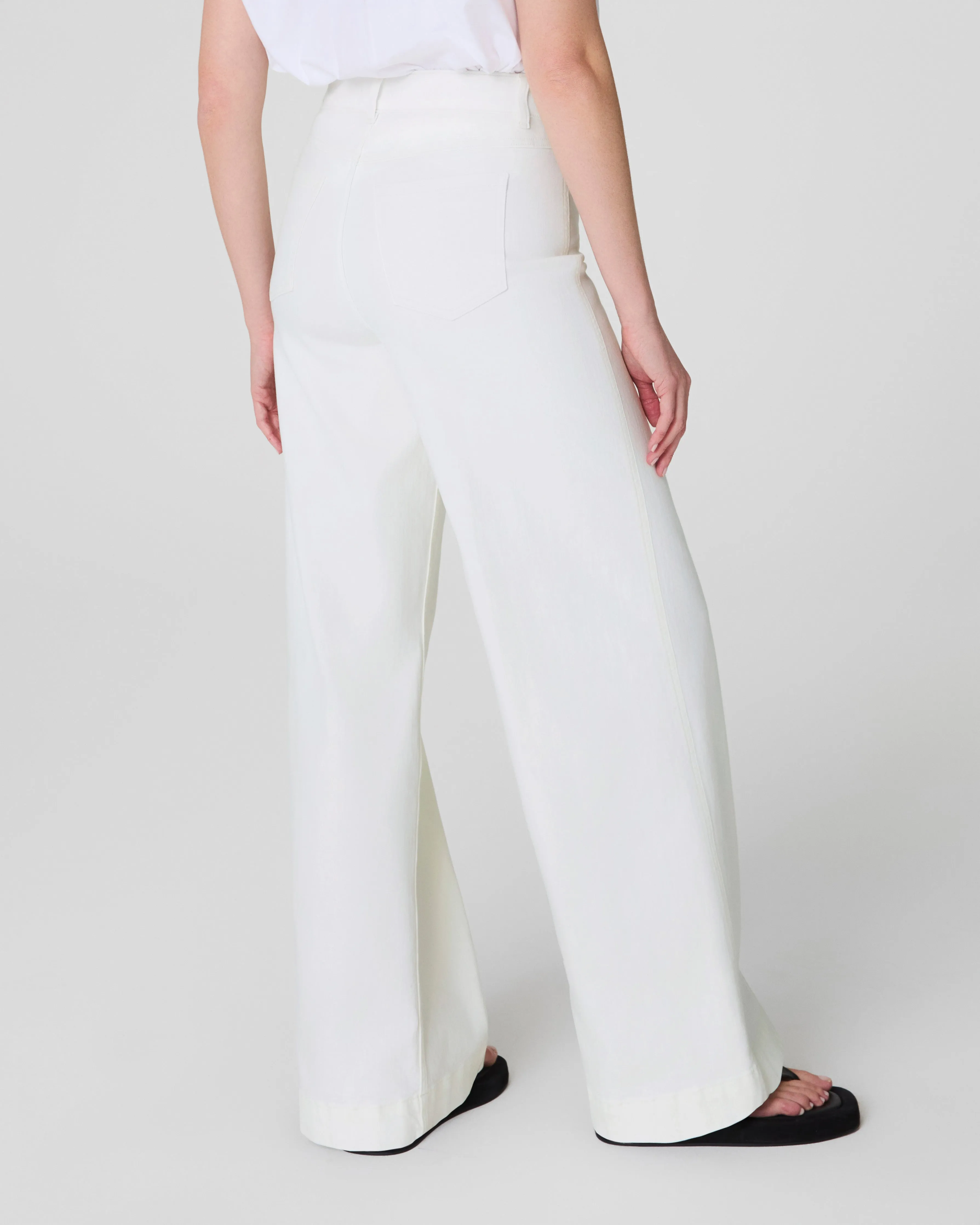 SPANXshape™ EveryWear Wide Leg Jeans, Chalk