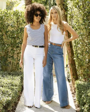SPANXshape™ EveryWear Wide Leg Jeans, Stonewashed Blue