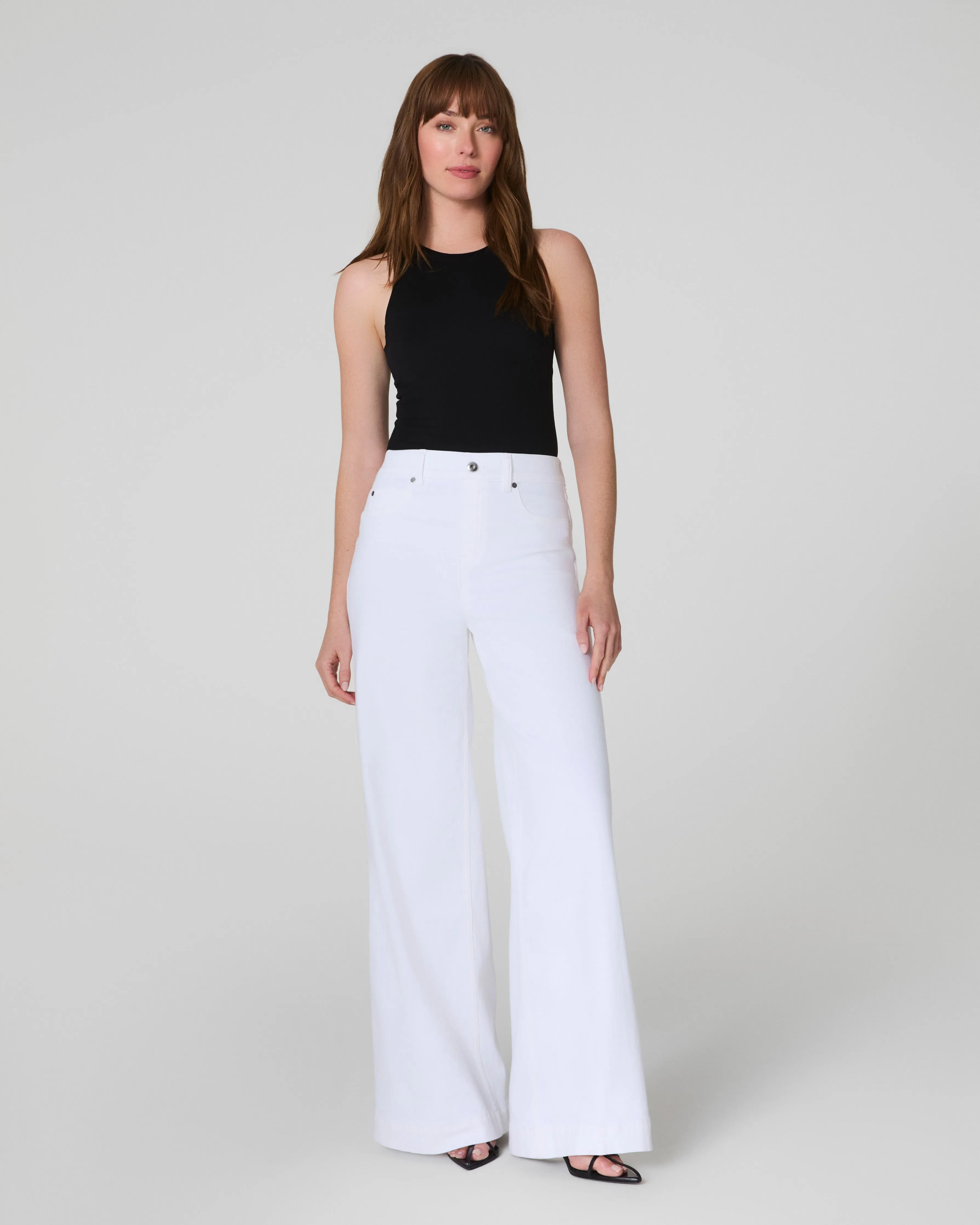 SPANXshape™ EveryWear Wide Leg Jeans, White