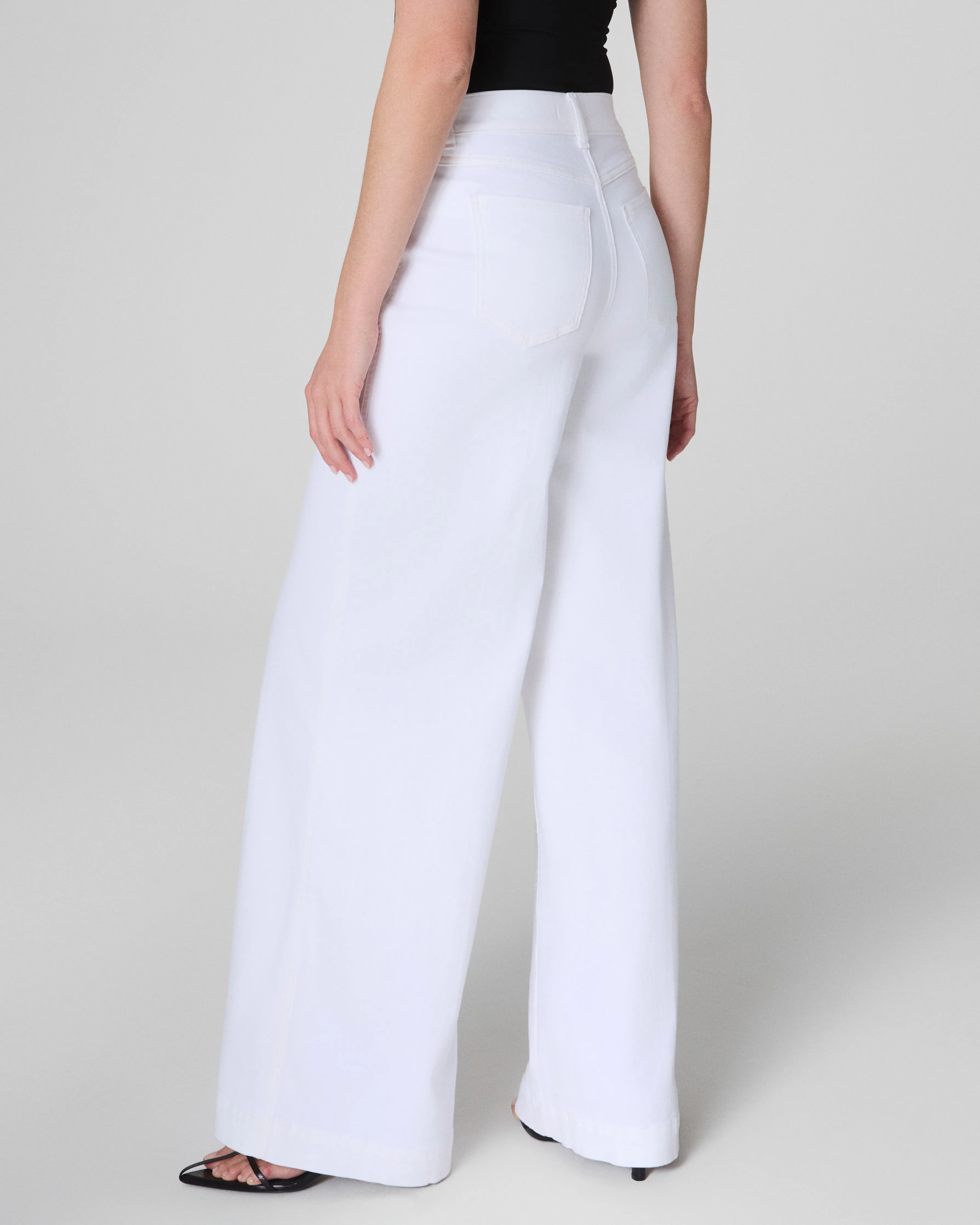 SPANXshape™ EveryWear Wide Leg Jeans, White