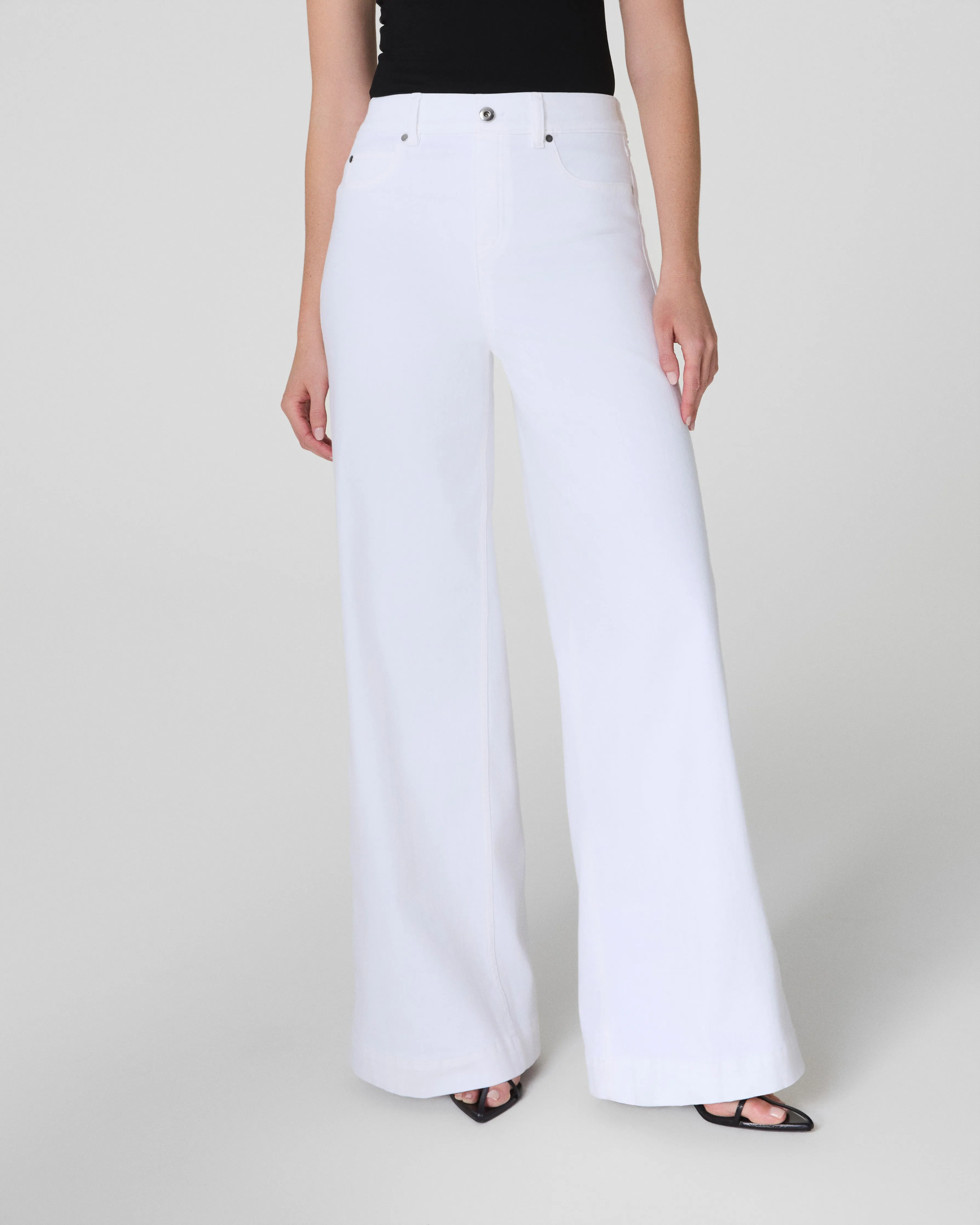 SPANXshape™ EveryWear Wide Leg Jeans, White