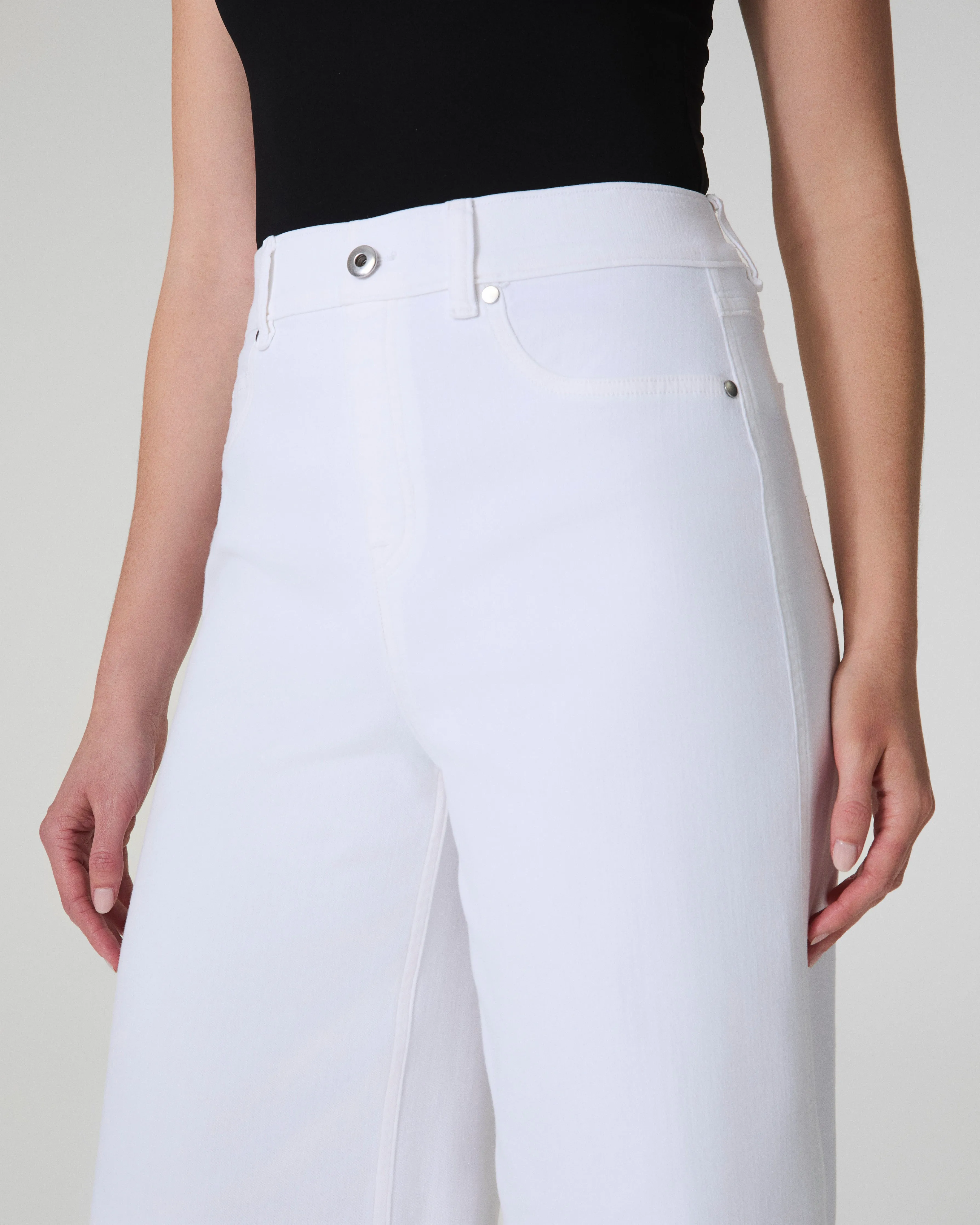SPANXshape™ EveryWear Wide Leg Jeans, White