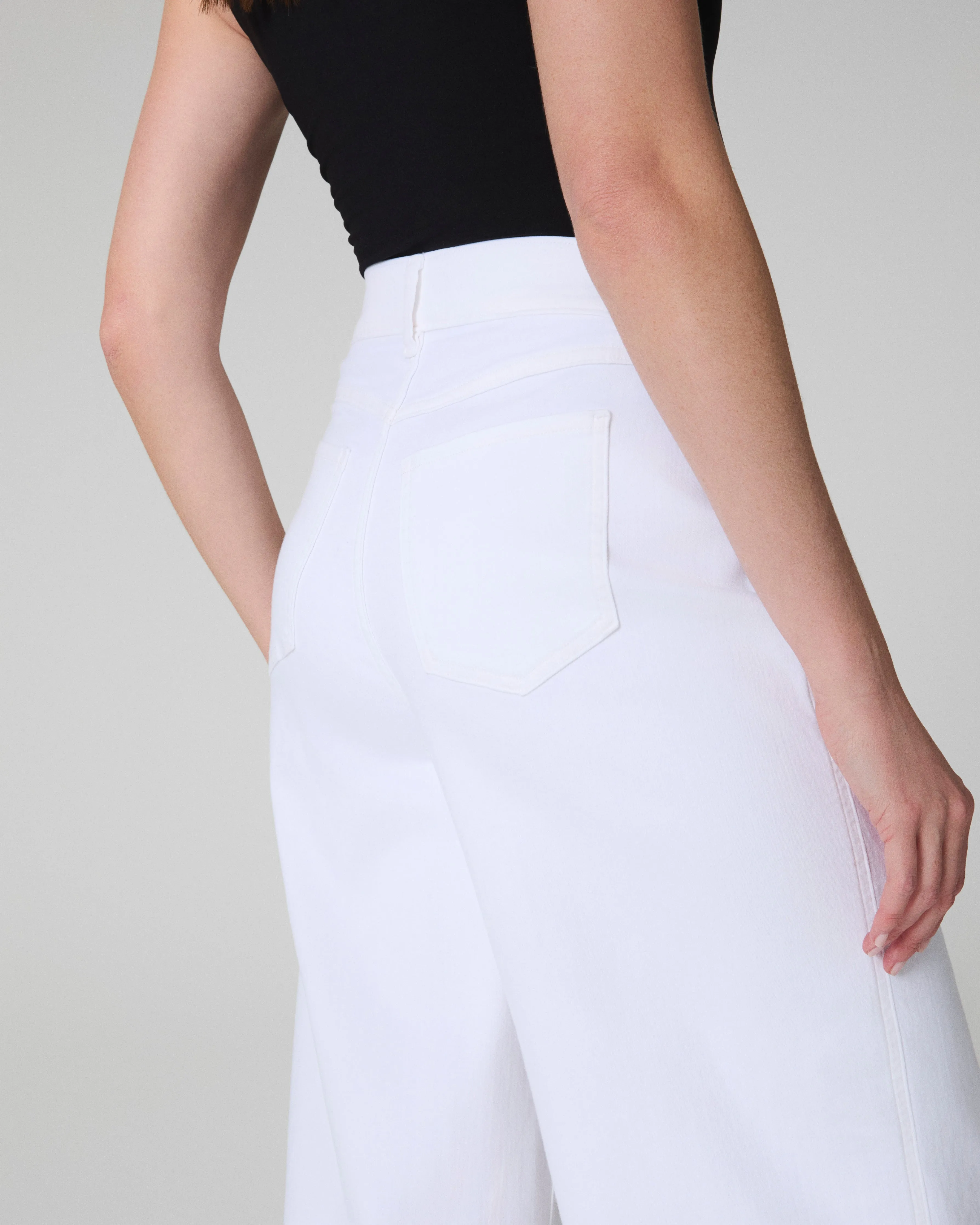 SPANXshape™ EveryWear Wide Leg Jeans, White