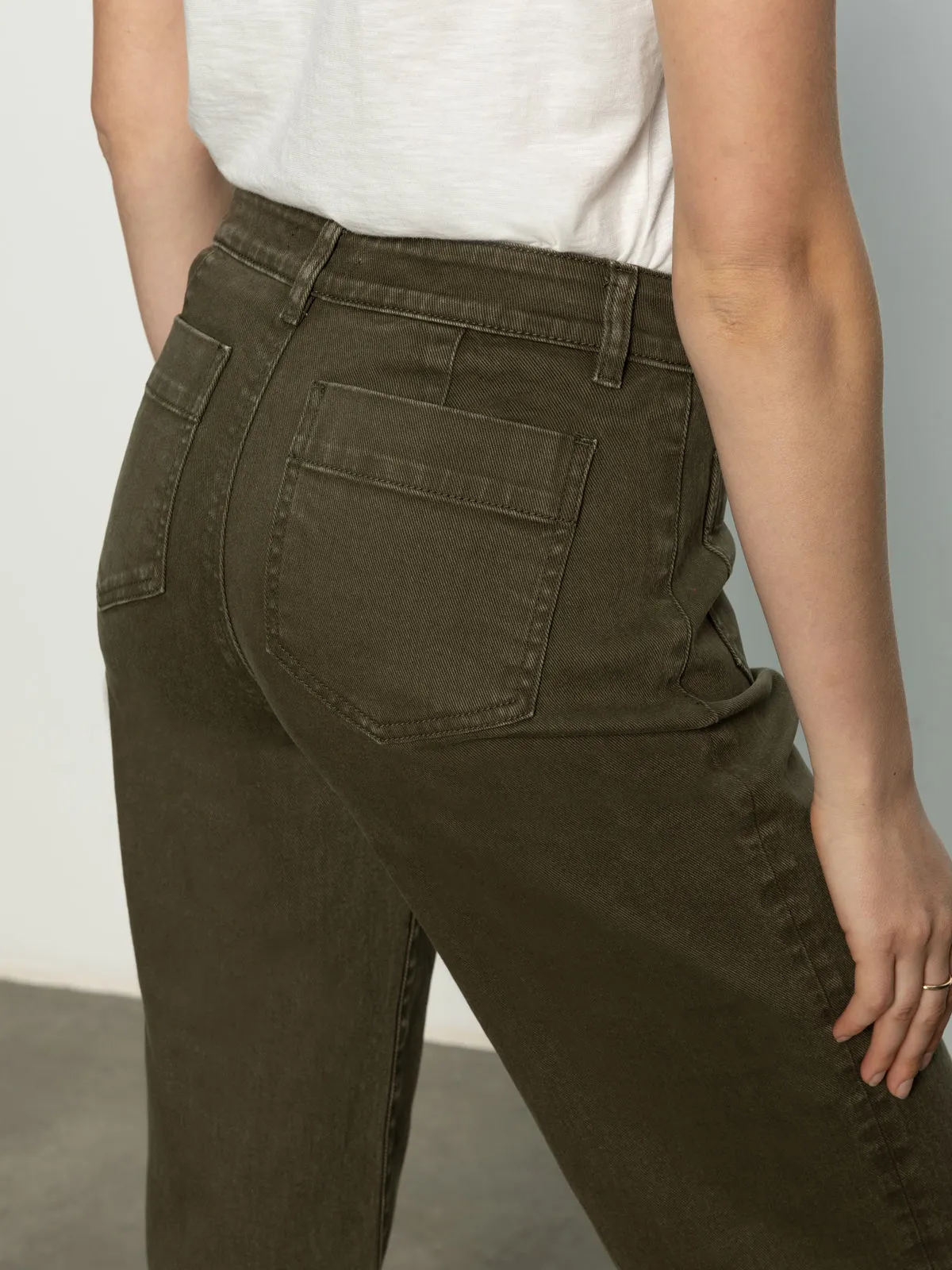 The Marine Standard Rise Denim Pant Fatigue