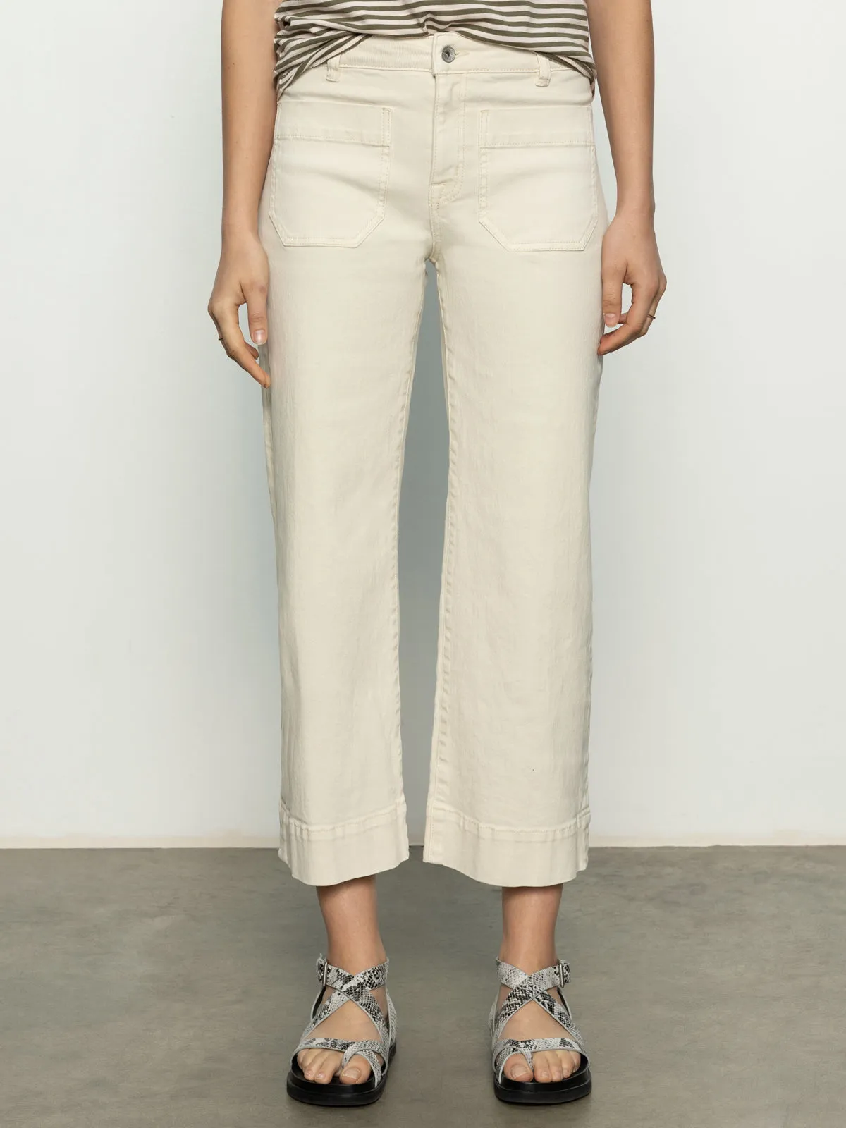 The Marine Standard Rise Denim Pant French Vanilla