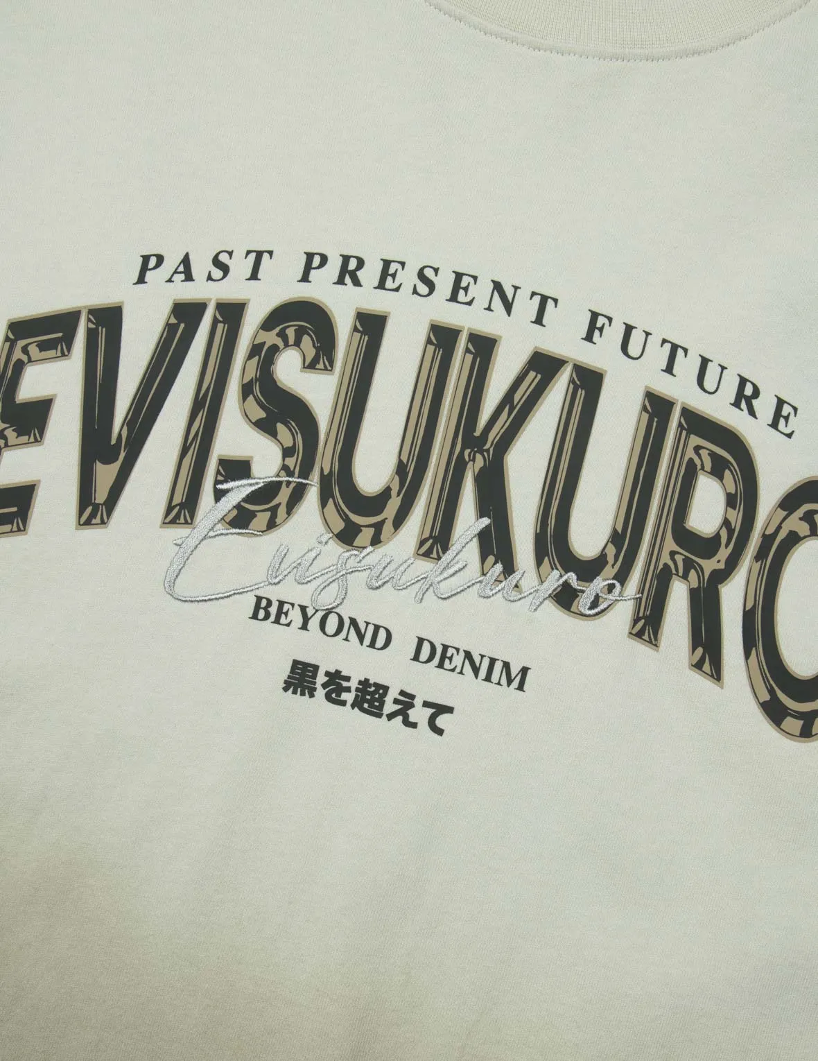 Tie-dye Logo Print and Embroidery Oversized T-shirt