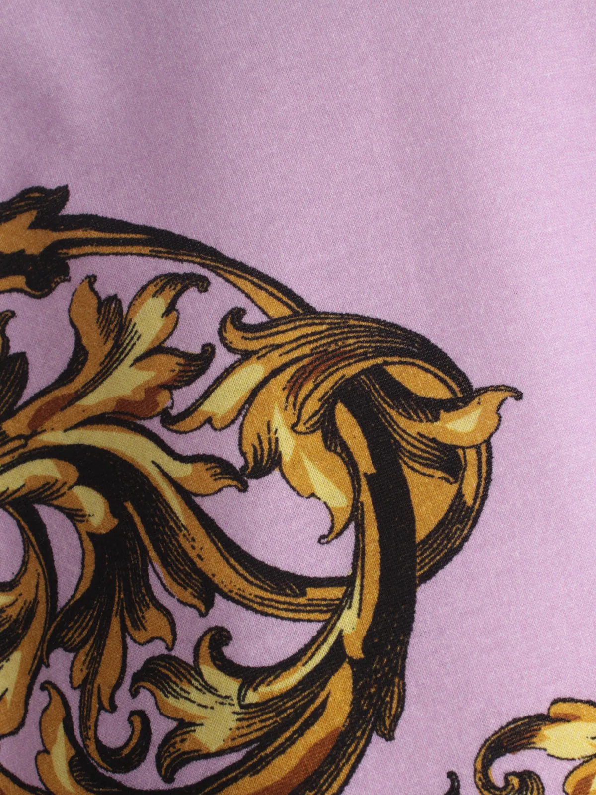 Versace Jeans Couture Barocco Print Cropped T-Shirt