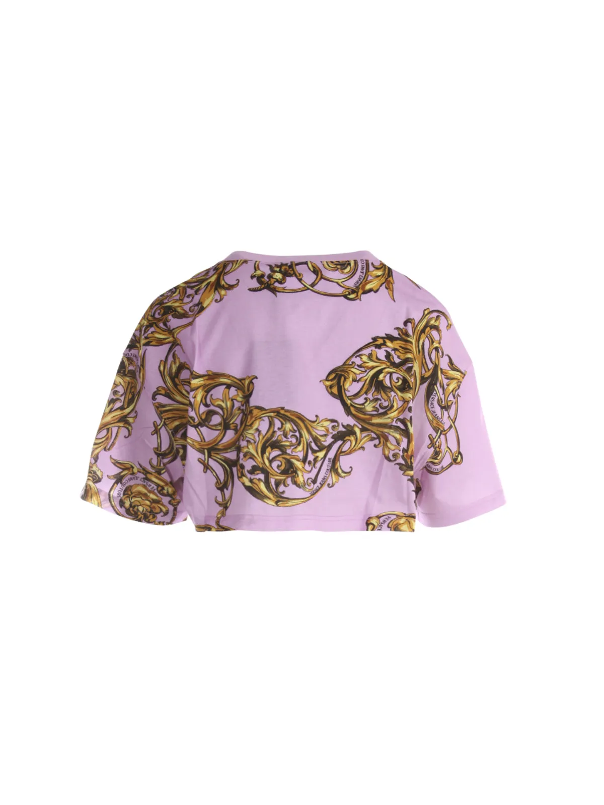 Versace Jeans Couture Barocco Print Cropped T-Shirt