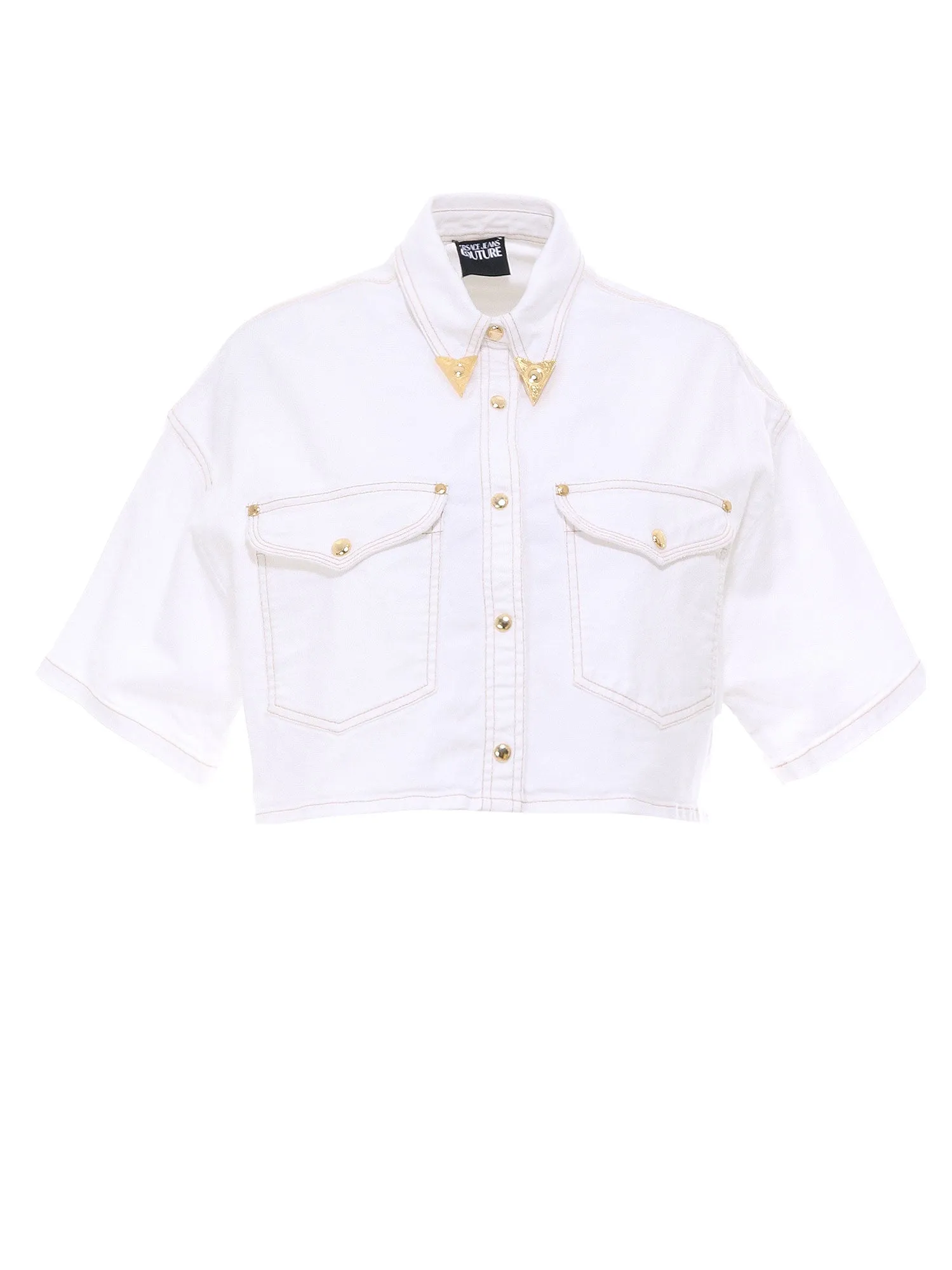 Versace Jeans Couture Cropped Western Shirt