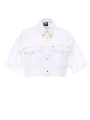 Versace Jeans Couture Cropped Western Shirt