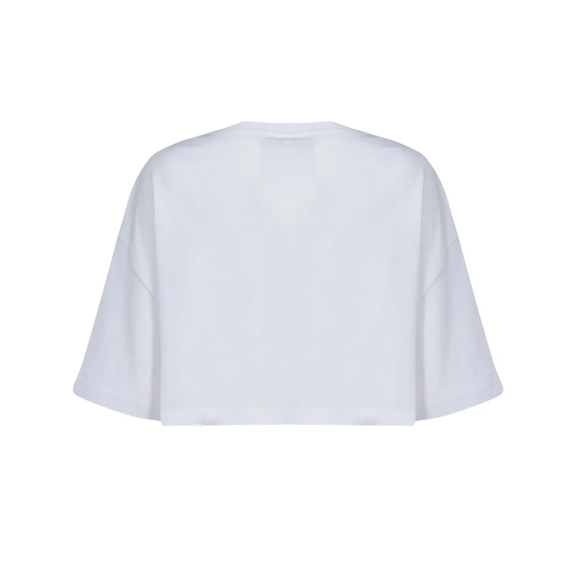 Versace Jeans Couture Logo Printed Cropped T-Shirt