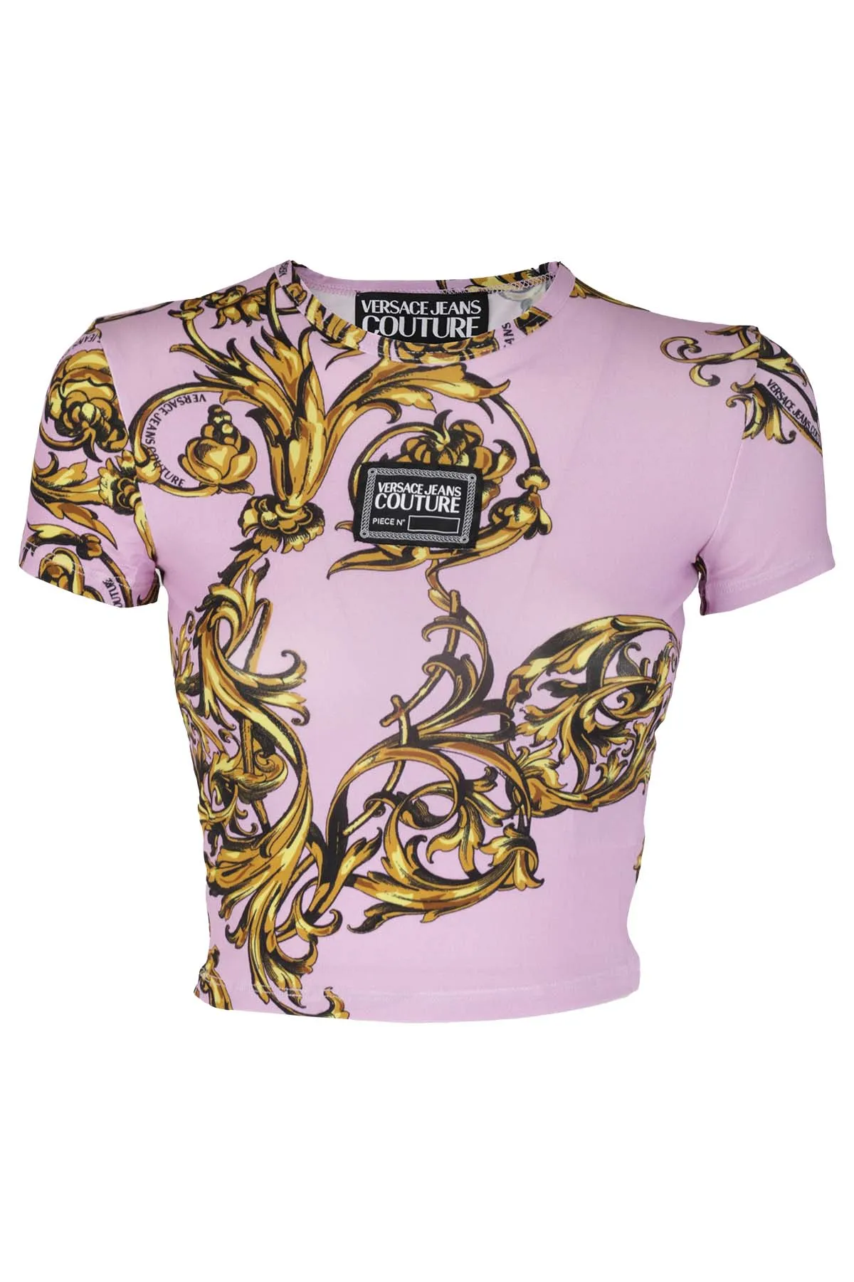 Versace Jeans Couture Printed Cropped T-Shirt