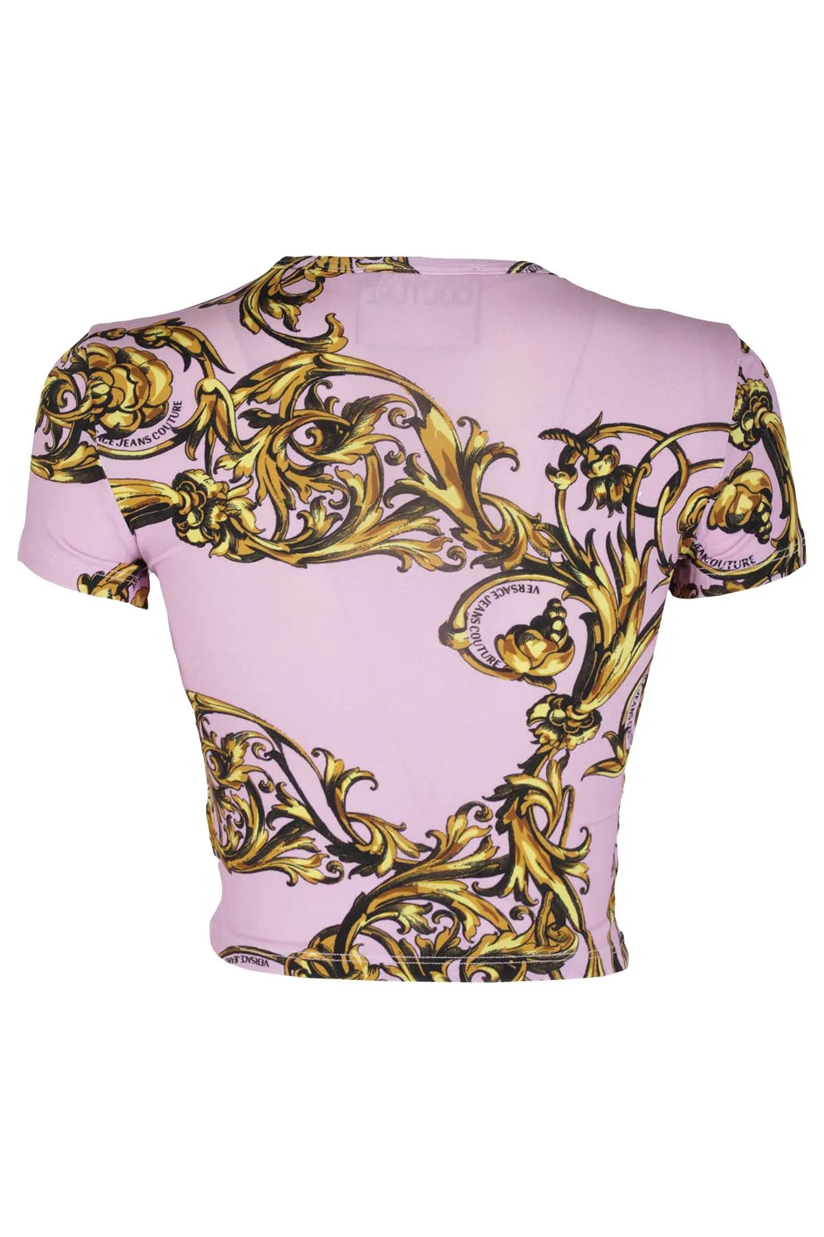 Versace Jeans Couture Printed Cropped T-Shirt