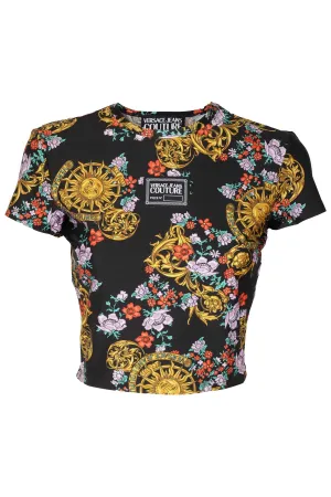 Versace Jeans Couture Printed Cropped T-Shirt