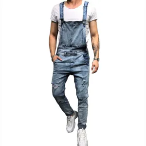 West Louis™ High Street Trending Denim Overall