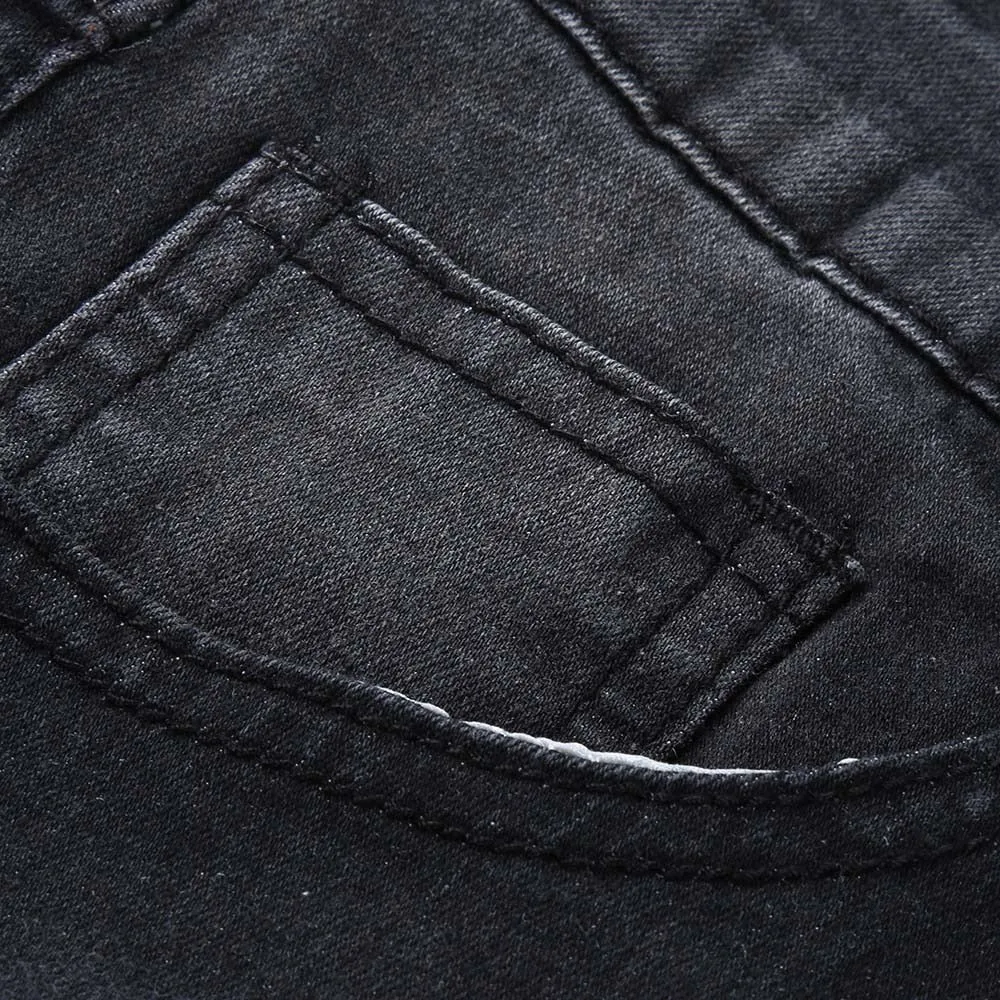 West Louis™ Ripped Freyed Slim Fit Jeans