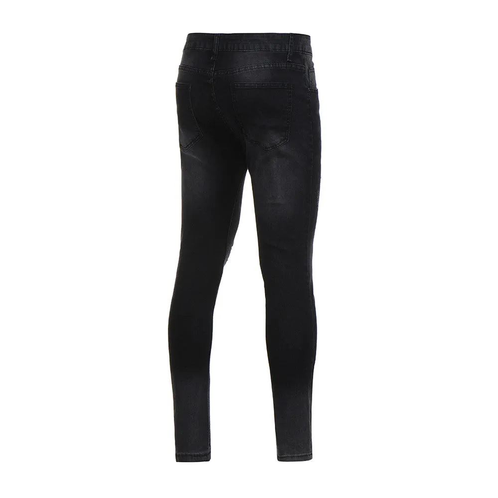 West Louis™ Ripped Freyed Slim Fit Jeans
