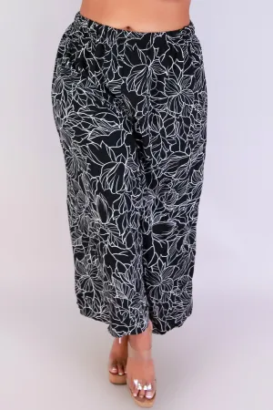 WILDFLOWER WAVES CAPRI PANTS