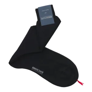Wool-Blend Socks in Dark Blue