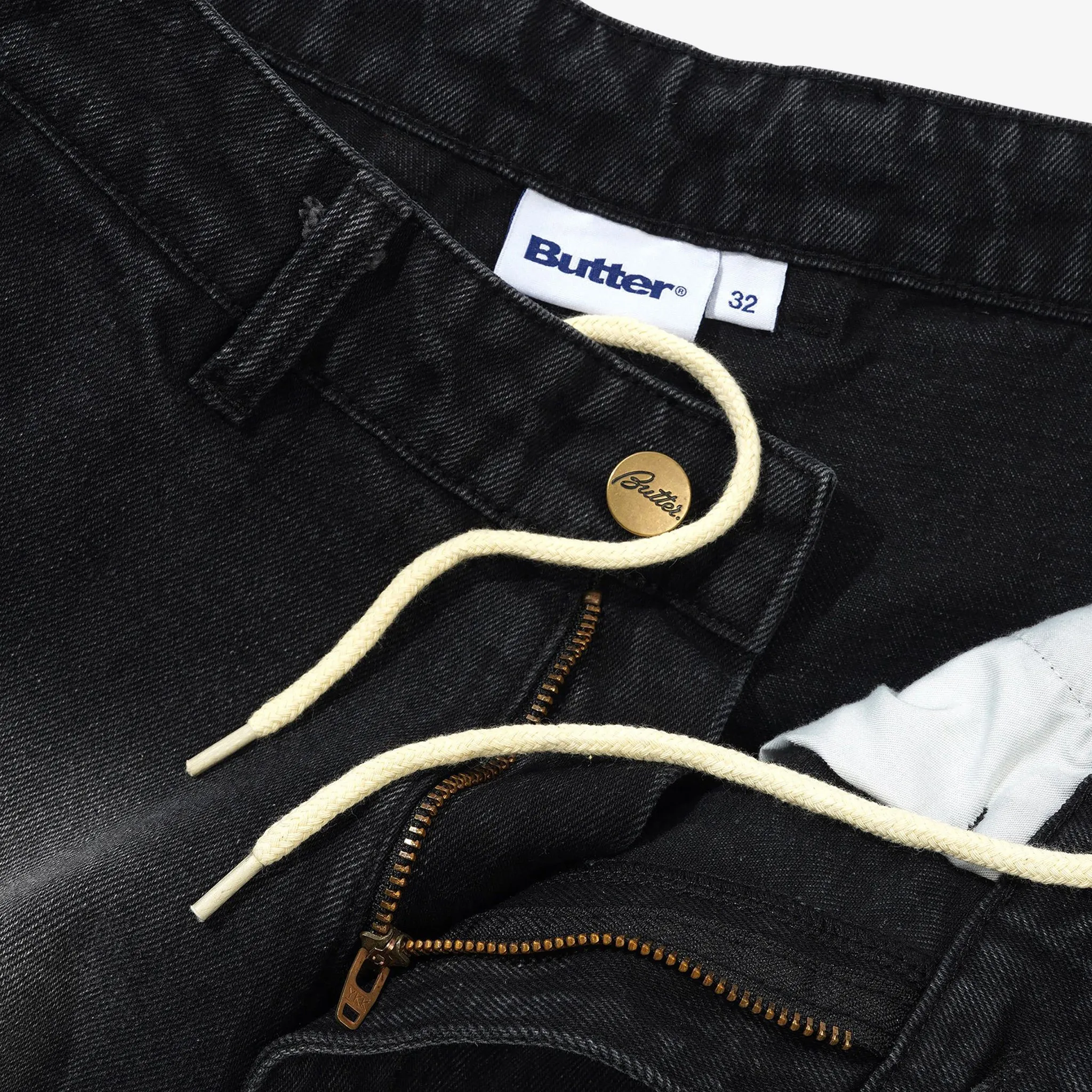 Work Pants Distressed Black