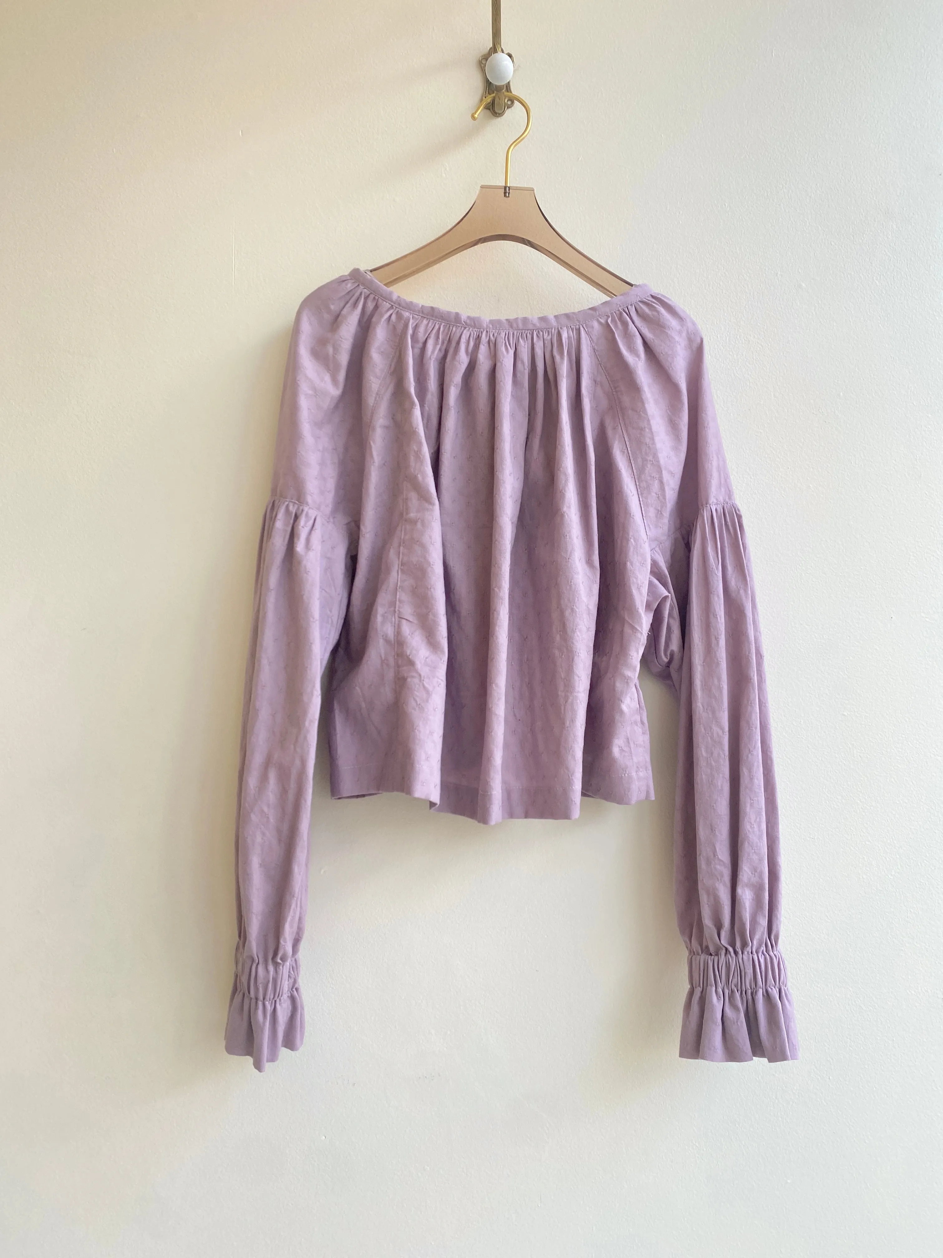 Zero Waste Lavender w/ Embroidered Detail Carpathian Top