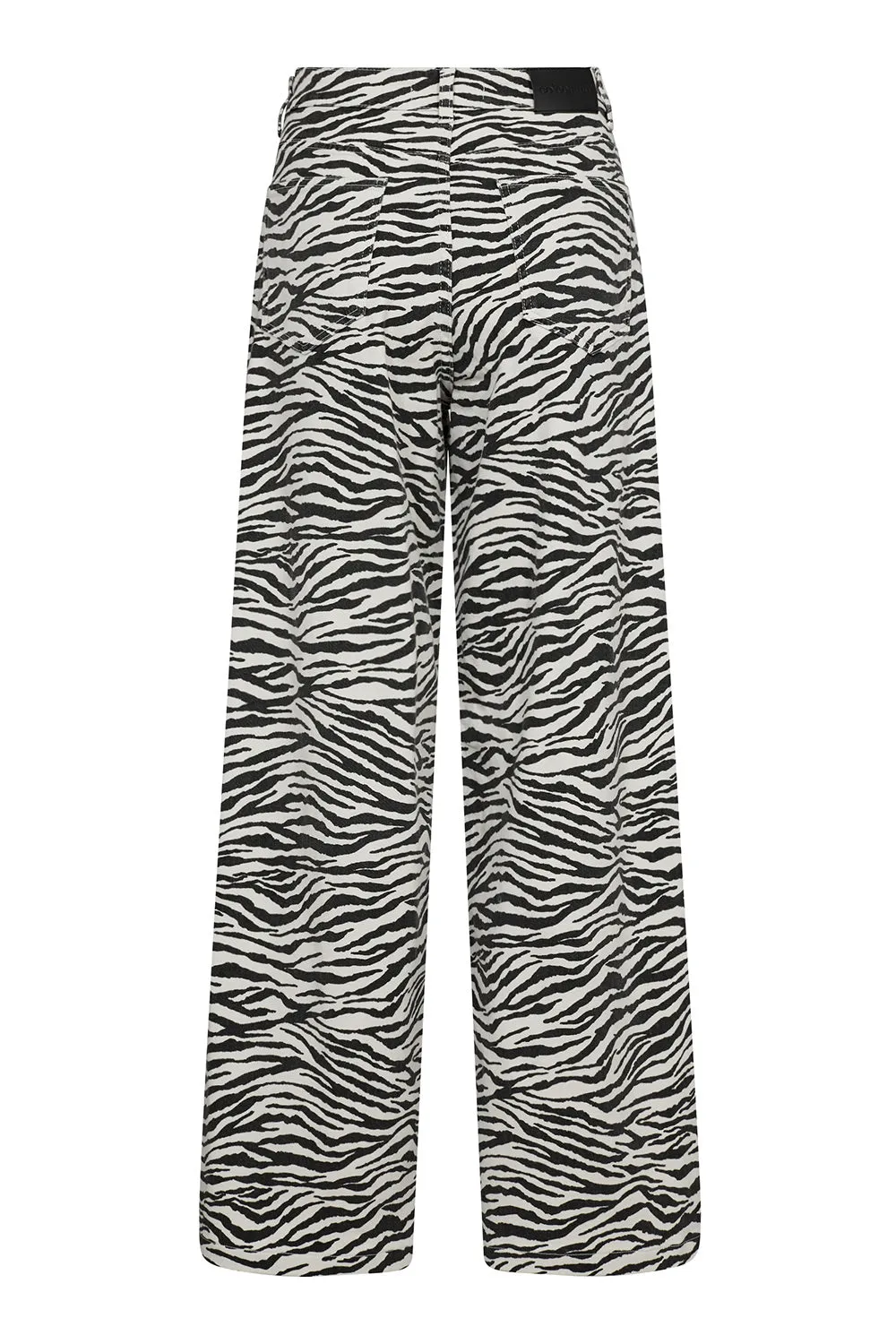 Zion Zebra Wide Pant | Bukser fra Co'couture